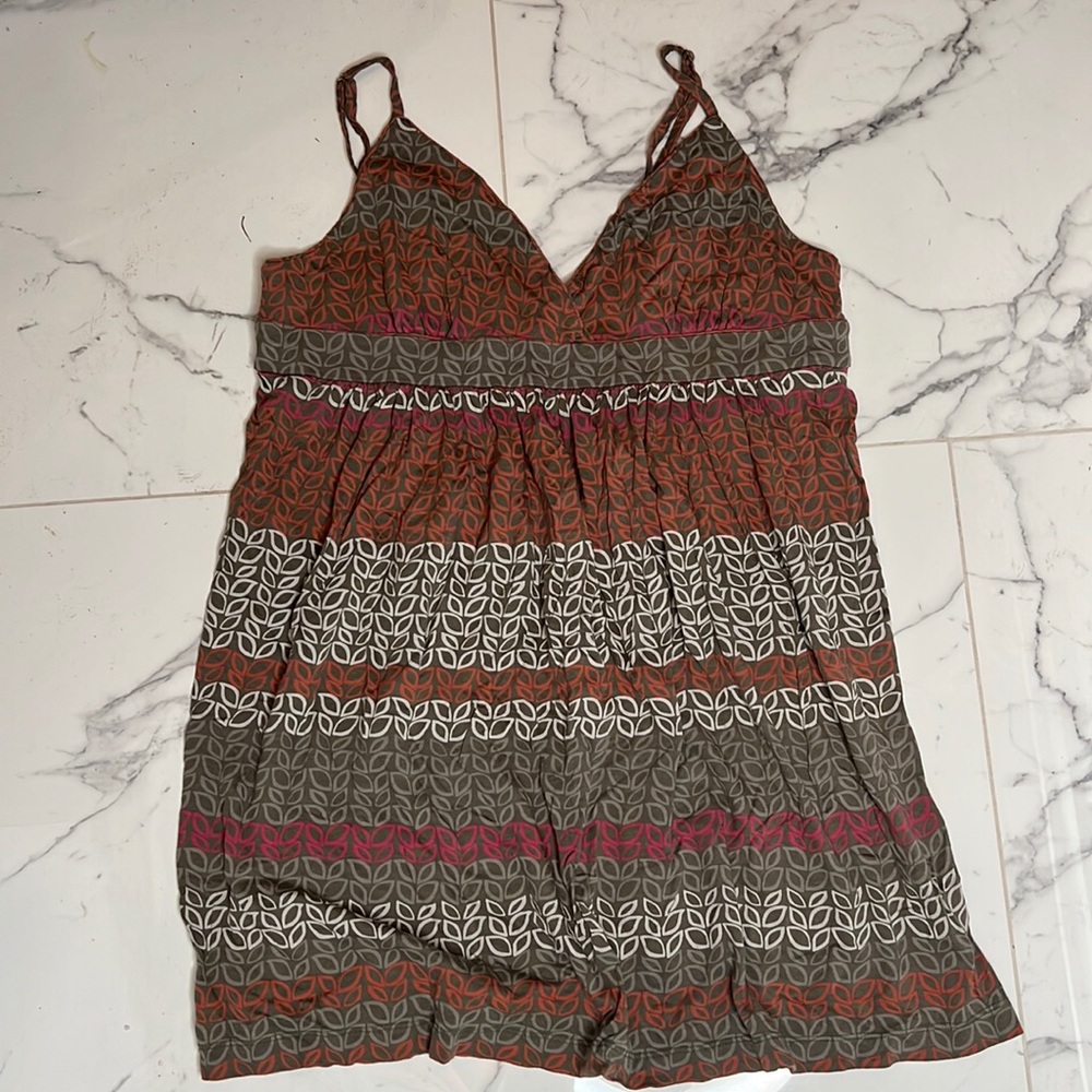Leaf Print Tank Top